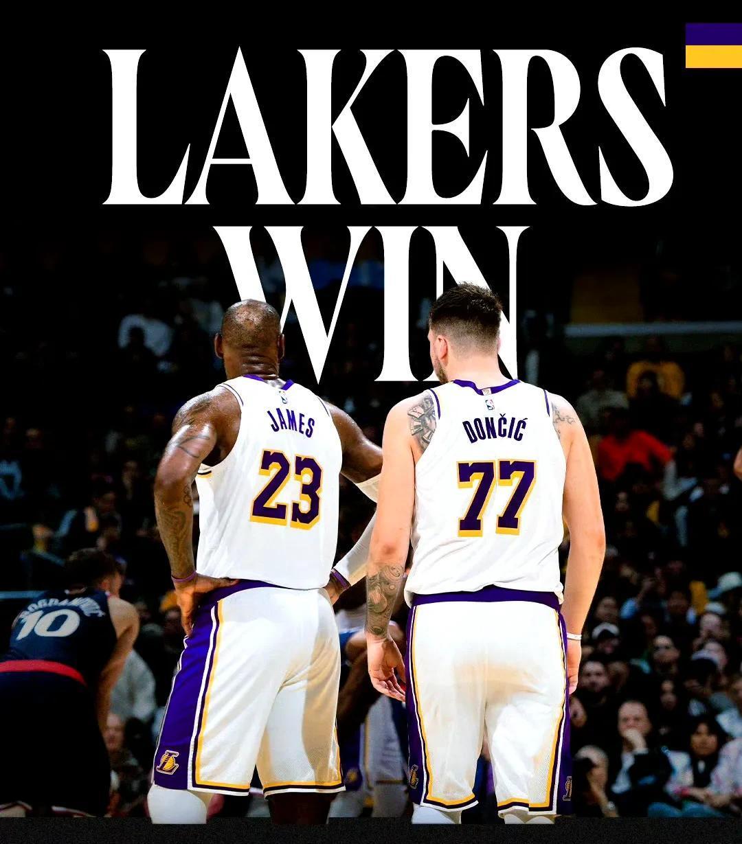 快船主场大胜湖人，取得三连胜