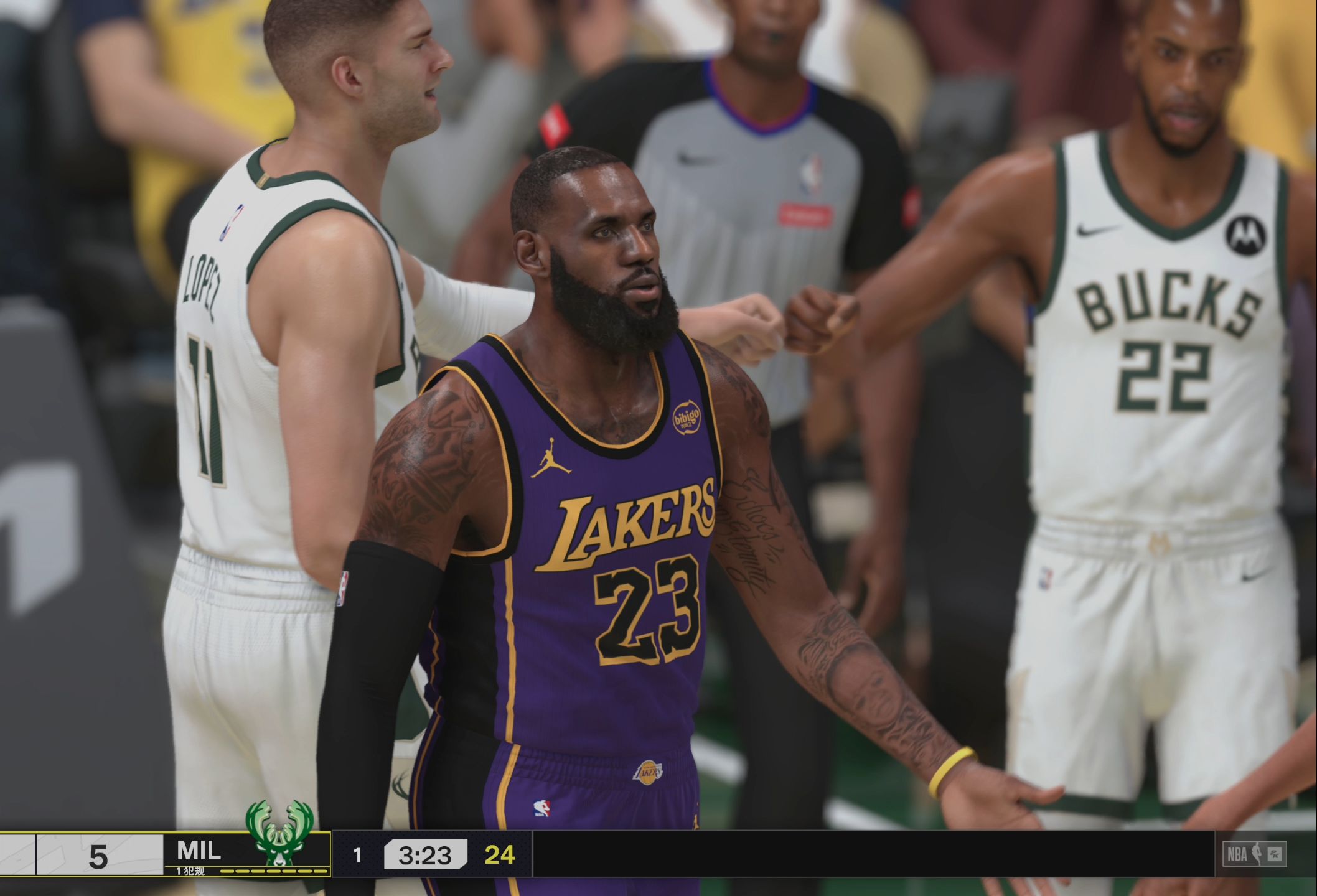 雄鹿全力以赴，击败季后赛热门