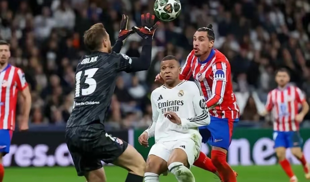 马竞中场组织稳固逼平对手